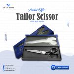 Tailor Scissor (polish black handle) 10″