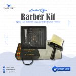 Big Box Men Barber Kit (12pcs) with Electric Hair Trimmer